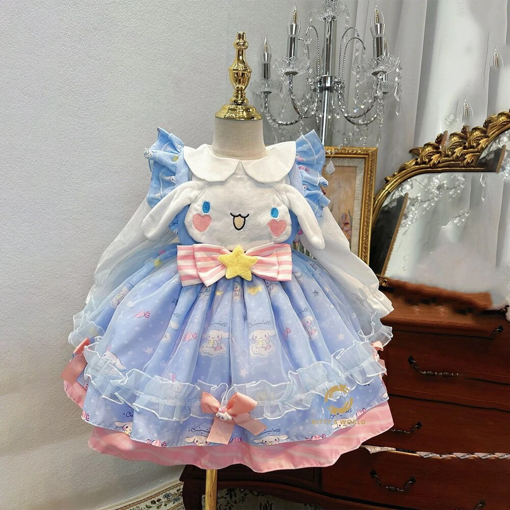 cinnamoroll dress for birthday party Planning a Cinnamoroll-themed birthday party? We've got the perfect dress  to make your celebration even more magical, with a little help from  Cinnamoroll and friends. Question is, which Spinkie  Cinnamoroll Dress