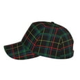 thumbnail image 5 of Naloa Original Classic Low Profile Hat Men Women Baseball Cap Dad Hat Adjustable Unconstructed Buffalo Plaid Dark Green Print Cap, 5 of 9