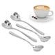 thumbnail image 4 of Cuchara De Café, Cuchara Agitadora Gruesa De Acero Inoxidable Fácil De Limpiar En Forma De Corazón Brillante Para Bistró Fyydes Stainless Steel Coffee Spoon, 4 of 8