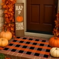 thumbnail image 4 of FeiFu Autumn Outdoor Rug Halloween Thanksgiving Decorative Floor Mat with Red Edge Wear Proof Mat for Patio Porch Entryway Enhancing Holiday Outdoor Decor, 4 of 6
