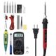 thumbnail image 1 of Riwesomey Soldador eléctrico SL102 con 5 puntas de soldador, Kit de soldador con bolsa de almacenamiento con cremallera para reparación de placa de Herramientas y ferretería No.1 Riwesomey TO005370-01, 1 of 1
