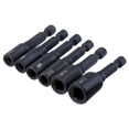 thumbnail image 2 of S SERENABLE Driver Thread Tap Adapter Alloy Steel Machine Tap Holder Thread Taps Adapter 6Pcs, 2 of 8