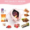 thumbnail image 5 of Gynky Insulated Lunch Bag Women Men Large Reusable Cute Lunch Bags Leakproof Portable Cooler Tote Bags for Work Picnic, Pink, 5 of 8