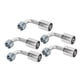 thumbnail image 3 of Junta de aluminio para aire acondicionado de automóvil, 10 piezas Adaptador de aire acondicionado de automóvil Junta de aluminio para aire acondicionado Creado con maestría, 3 of 9