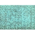 thumbnail image 1 of Ahgly Company Indoor Rectangle Abstract Light Blue Contemporary Area Rugs, 7' x 10', 1 of 4