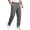 Dark Gray, variant on WIZUTIZ Mens Slim Dress Pants Pleat-Front Summer Casual Trouser High Waist Business Suit Pants Long for Men