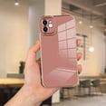 thumbnail image 2 of Compatible with iPhone 11 Case Love Heart Plating Electroplate Luxury Elegant Case Camera Protector Soft TPU Shockproof Protective Corner Back Cover iPhone 11 Case -Pink, 2 of 8