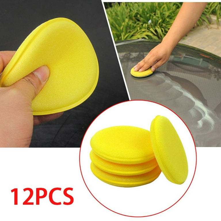 FOAM Yellow Car Wash Sponge, For Washing/ Polishing / Rubbing at