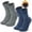 E-Gray+Blue, variant on KOITHOT 6 Pack Men Fuzzy Socks Warm Winter Soft Fluffy Cozy Slipper Fleece Socks for Men