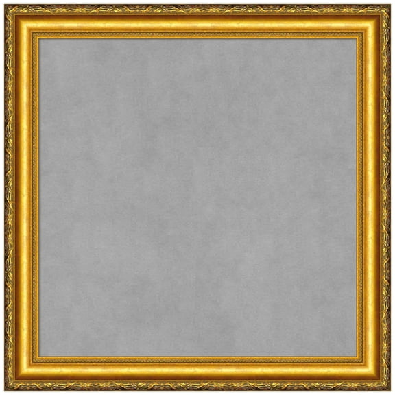 Amanti Art Colonial Embossed Gold Framed Magnetic Board 24 x 24 in.