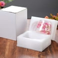 thumbnail image 6 of 200ml Double-Wall Glass Mug, Preserved Real Suspended Flowers, Clear Insulated Coffee Tea Cup with Handle, Pink White, 6 of 6