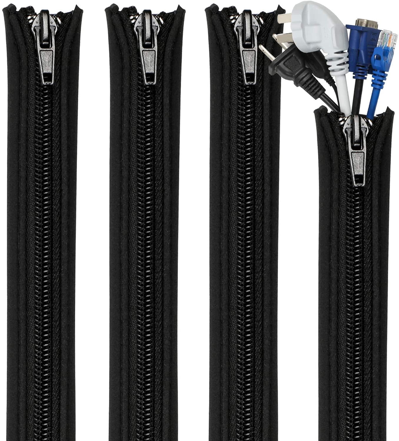 40inch Neoprene Cable Management Sleeve - Cable Routing Solutions, Cables