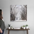 thumbnail image 2 of Great Big Canvas "A Road And Trees Covered In Snow In Winter, Winnipeg, Manitoba, Canada"  by Keith Levit Dark Gray    Wrapped Canvas Print Wall Artwork, 2 of 7