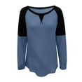 thumbnail image 3 of WEAIXIMIUNG T-Shirts Graphiques pour Femmes, Mode Tendance, Manches Longues, Col Rond, Chandail Décontracté Ample, 3 of 4