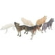 thumbnail image 4 of 6 Piezas de Juguetes de Lobo ANGGREK Modelo de Lobo Educativos para niños, 4 of 8