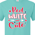 thumbnail image 4 of Inktastic 4th of July Red White and Cute with Arrow and Stars T-Shirt, 4 of 5