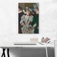 thumbnail image 2 of ARTCANVAS La Goulue at the Moulin Rouge With Two Women 1892 Canvas Art Print by Henri De Toulouse-Lautrec - Size: 26" x 18" (1.50" Deep), 2 of 9