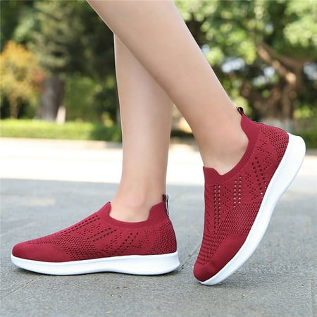

HIBRO Couples Women Outdoor Mesh Sports Shoes Runing Breathable Shoes Sneakers