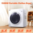 thumbnail image 5 of CTT 1500W Portable Clothes Dryer 3.5 cu.ft, 110V Portable Dryers for Laundry with  4 Drying Mode, Apartments, RVs, Dorms, 5 of 8