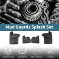 thumbnail image 2 of Guardas de barro únicas para Toyota Fortuner 2016-2022, guardas contra salpicaduras delanteras y traseras con accesorios de montaje, 2 of 6