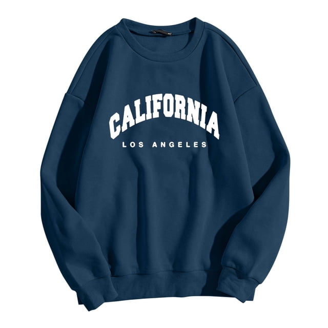 T-shirts Graphiques Décontractés à Manches Longues pour Femmes, Chandails en Molleton à Col Rond, Chandail-Over, Hauts Hauts Bas pour Femmes, Chandails en Molleton à Capuche pour Temps Froid, Chandail en Molleton à Fermeture Éclair, Crop Top pour Femmes
