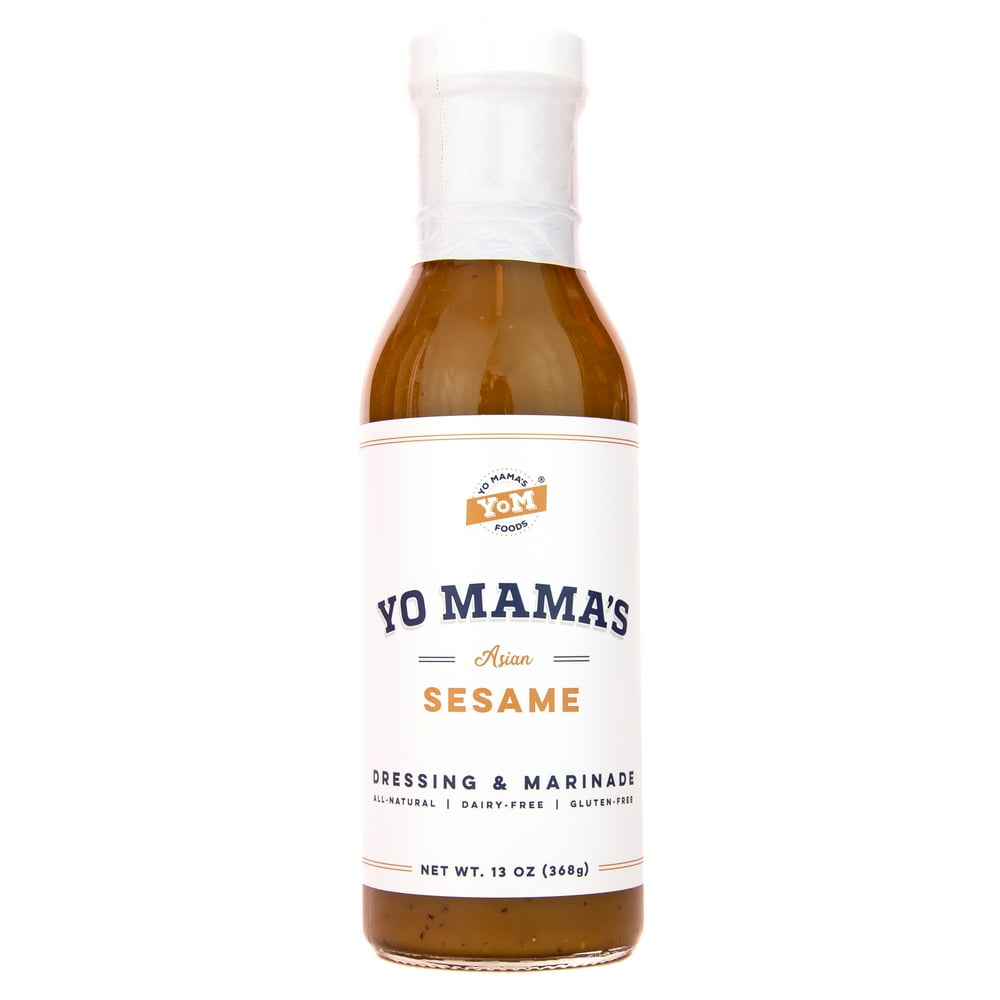 Yo Mama's Foods Asian Sesame Salad Dressing & Marinade Low Carb, Low