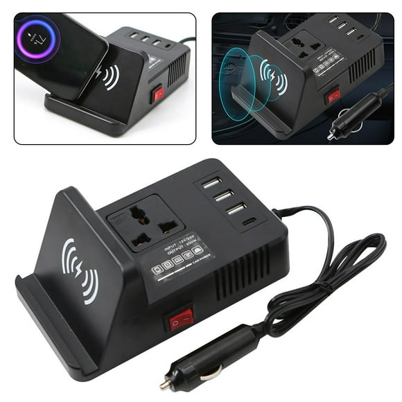 Yimiti 3Usb+Type-C Chargers 200W Power Adapter Dc 12V/24V To Dc 110V/220V Car Inverter