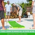 thumbnail image 3 of GoSports BattlePutt Golf Putting Game, 2-on-2 Pong Style Play with 11 ft Putting Green, 2 Putters and 2 Golf Balls, 3 of 7