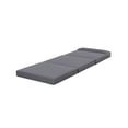 thumbnail image 3 of Christopher Knight Home Patio Chaise Lounge with Quad-Folding Cushion, Adjustable 4-Position Backrest, Dark Gray, Set of 2, 3 of 13
