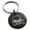 Black, variant on Stainless Steel Pirate Skull & Crossbones Engraved Small Medallion Circle Charm Keychain Keyring
