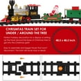 thumbnail image 3 of Christmas Train Set for Under The Tree with Real Smoke, Lights and Sounds, Large Size Holiday Express Train Set for Around The Tree, 3 of 6