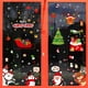 thumbnail image 2 of Pegatina Decorativa De Navidad 20*30Cm Santa Árbol De Navidad Alce Regalo Pvc Colorido Festivo Ventana Calcomanía Para Navidad Fiesta En Casa 9 Uds Serendint HA012830-00, 2 of 7