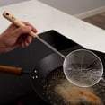 thumbnail image 6 of Joyce Chen Deluxe Kitchen Spider Strainer Stainless Steel 5-Inch Wire Basket with Heat-Resistant Wood Handle, 6 of 7
