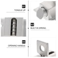 thumbnail image 4 of 1pc Stainless Steel Door Window Spring Latch Window Gate Security Latch Lock, 4 of 6