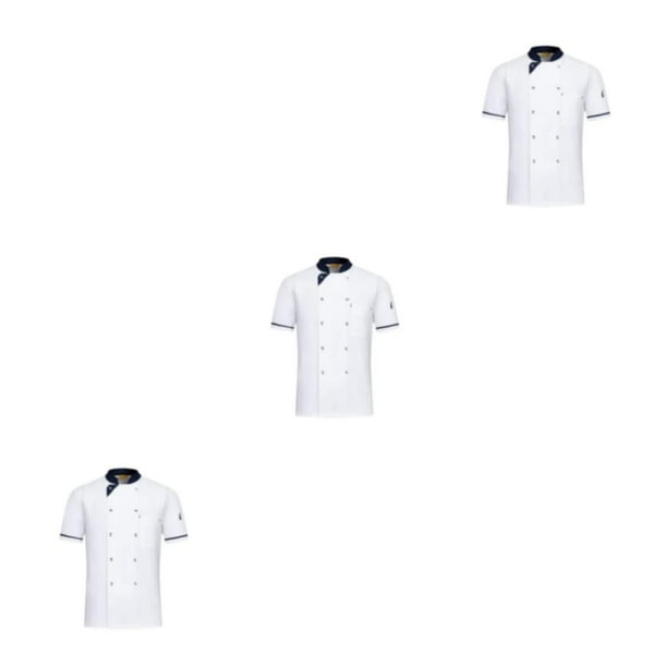 Delantal de cocina Minnieouse Textura Ajuste cómodo Poliéster duradero Blanco XXXL