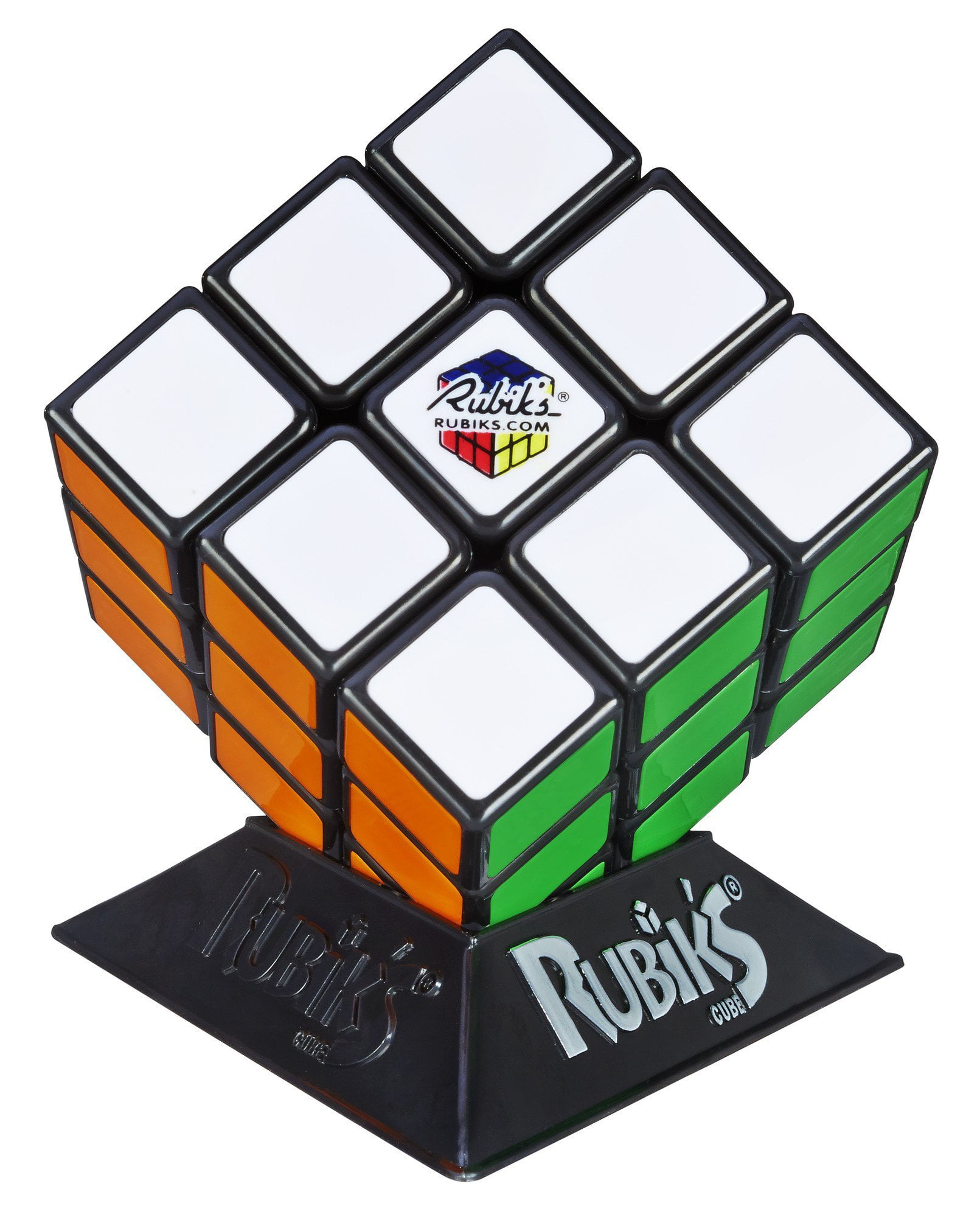 Original Rubiks Product RUBIK'S CUBE with Display Stand HASBRO Gaming A9312 