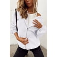 thumbnail image 5 of Lady cute hoodie teen girl fall jacket oversized sweatshirt casual drawstring clothes zipper Y2k hoodie with pockets, 5 of 6