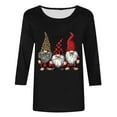 thumbnail image 4 of Abomasnow Christmas Shirts for Women Long Sleeve Crewneck Pullover Tops Funny Garden Gnome Graphic Tees for Family S-5XL, 4 of 5