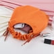 thumbnail image 3 of Bolso de lona para axila, bolso fruncido elegante de color sólido con cordón, bolso para axila para niñas, 3 of 9