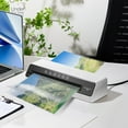 thumbnail image 5 of 9 inches Max Width Thermal Laminator with 20 A4 Pouches, Quick Warm-Up, Never Jam, Desktop Laminator for Home Office School Use, 5 of 6