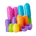 thumbnail image 3 of 100 huevos de Pascua rellenables, huevos de Pascua vacíos, bolsas de regalo multicolores portátiles con para decoración de fiestas temáticas., 3 of 8