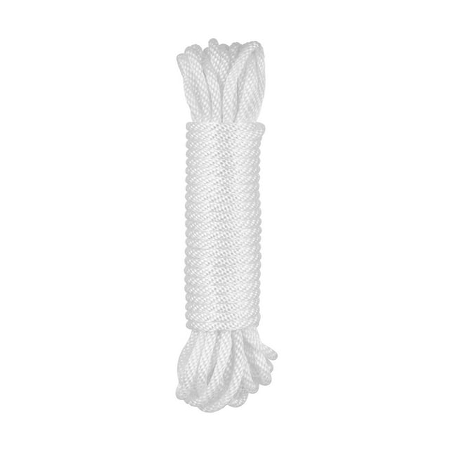WRITWAA 1Pcs Corde de Levage pour Mât de Drapeau en Nylon Tressé 118 Po Longueur Résistant aux Intempéries pour Usage Extérieur
