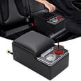 thumbnail image 1 of Asiento de banco mejorado Automiim con consola central de coche con portavasos, 1 of 8