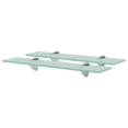 thumbnail image 1 of vidaXL Floating Shelves 2 pcs Glass 50x20 cm 8 mm, 1 of 4