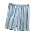 thumbnail image 2 of Bixock Women Pajamas Shorts Loungewear Shorts Solid Color Elastic Waist Soft Stretchy Versatile Daily Indoor Homewear Sleepwear Base Layer Trousers Women Clothings, 2 of 5