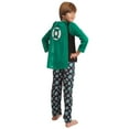 thumbnail image 4 of DC Comics Justice League Green Lantern Little Boys Pajama Shirt Pants and Cape 3 Piece Set Toddler to Little Kid, 4 of 5