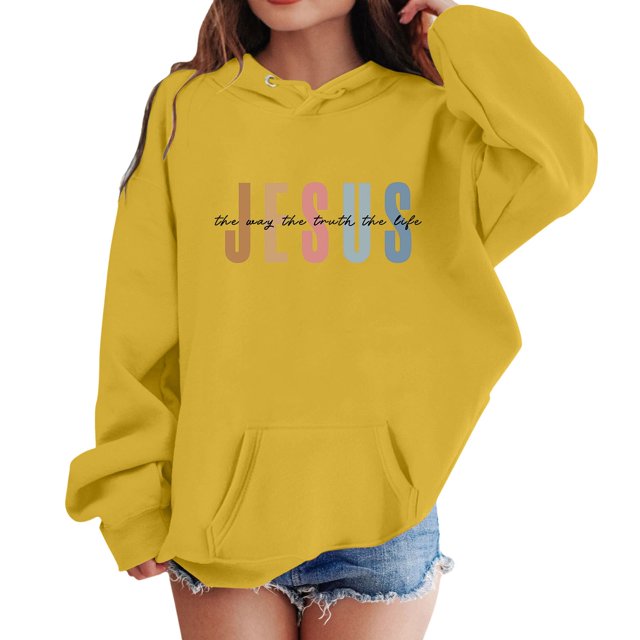 Chandail à Capuche Graphique à Manches Longues pour Filles Chandail Doux pour Enfants Mignon