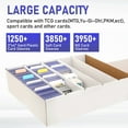 thumbnail image 4 of EBOAUSI Trading Card Storage Box, 5 Row, Holds 3950-Count Cards, 4 of 6