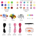 thumbnail image 3 of Kit para hacer pulseras Dowsabel con cuentas pony para joyería DIY, 3 of 6