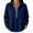 a01Blue, variant on Womens Long Sleeve Half Zip Tops with Pockets Casual V Neck Collared Work Shirts Lightweight Casual Loose Fit Tunic Tops Pink S